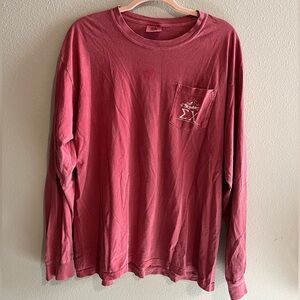 Sigma Chi Men's Red Long Sleeve Shirt